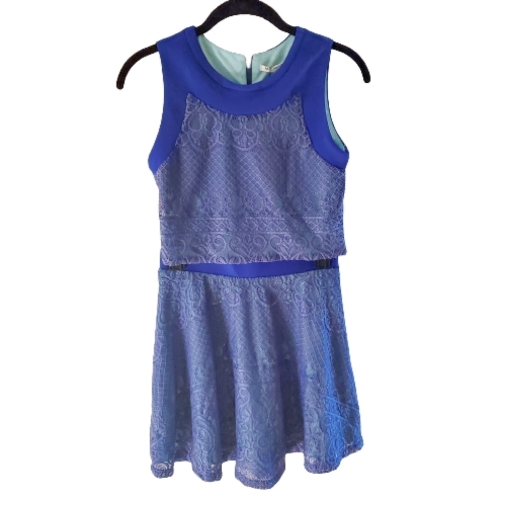 Miss Behave Girls Lacy Top and Skirt Set NWT